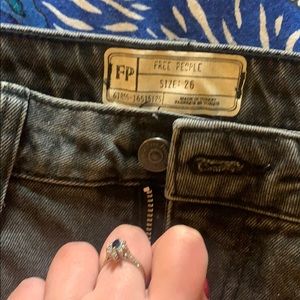Black free people jeans